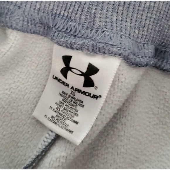 Under Armour Gray Sweatpants Women XS Side Stripe Athletic Joggers - Picture 2 of 5